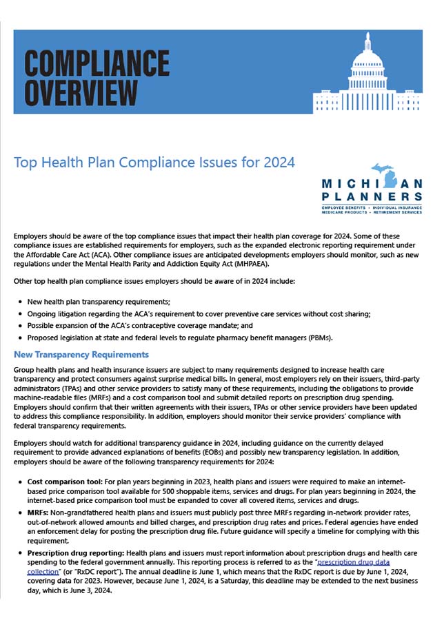 Top Health Compliance Guide Lines 2024