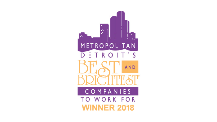 Metropolitan Detroit's Best and Brightest Companies to Work for Winner 2018