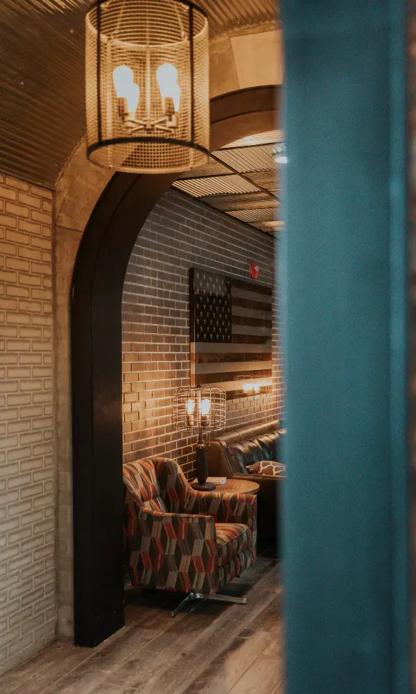 A cozy hallway in the Michigan Planners office